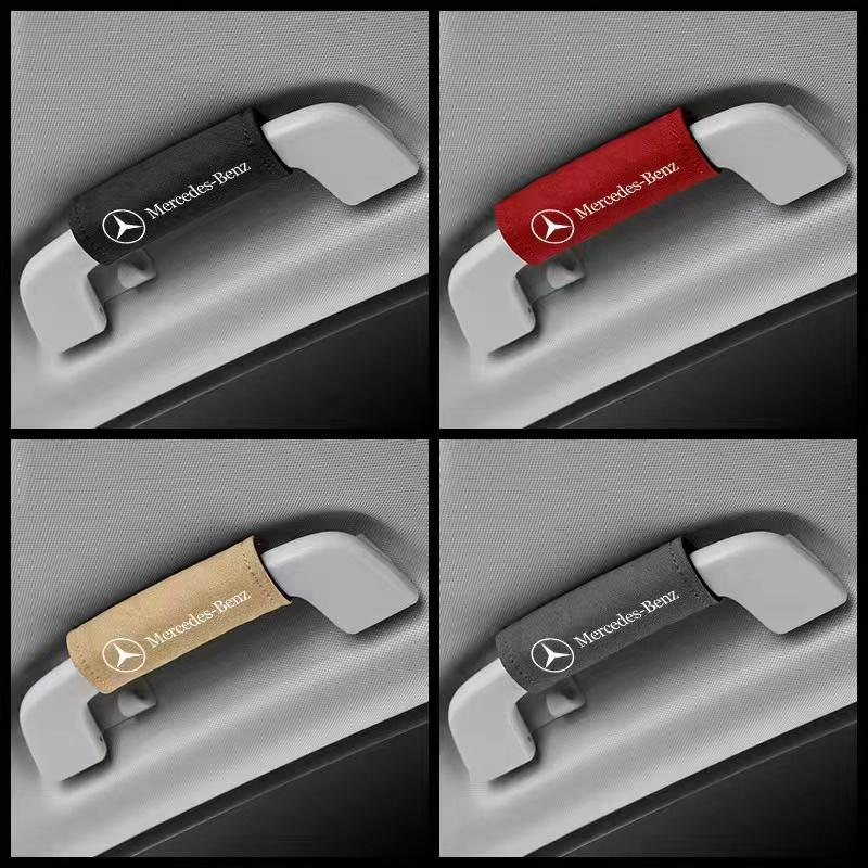 2PCS Mercedes-Benz Car Handle Protective Covers – Soft Velvet Grip Wraps