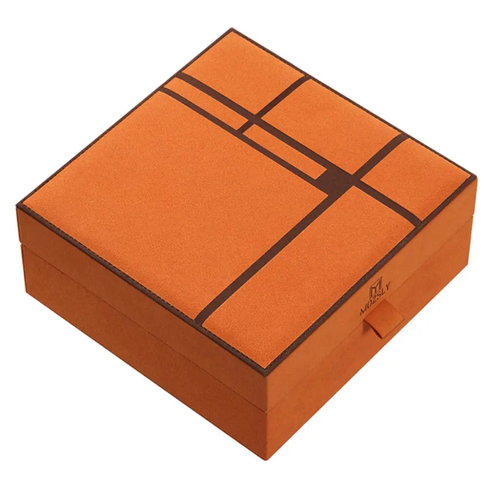 MOZSLY Luxury 6-Watch Storage Box – Seville Glow Orange (Artist’s Series)