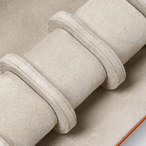 Watch Storage Organizer Roll Travel Case – Orange (3 Slots)