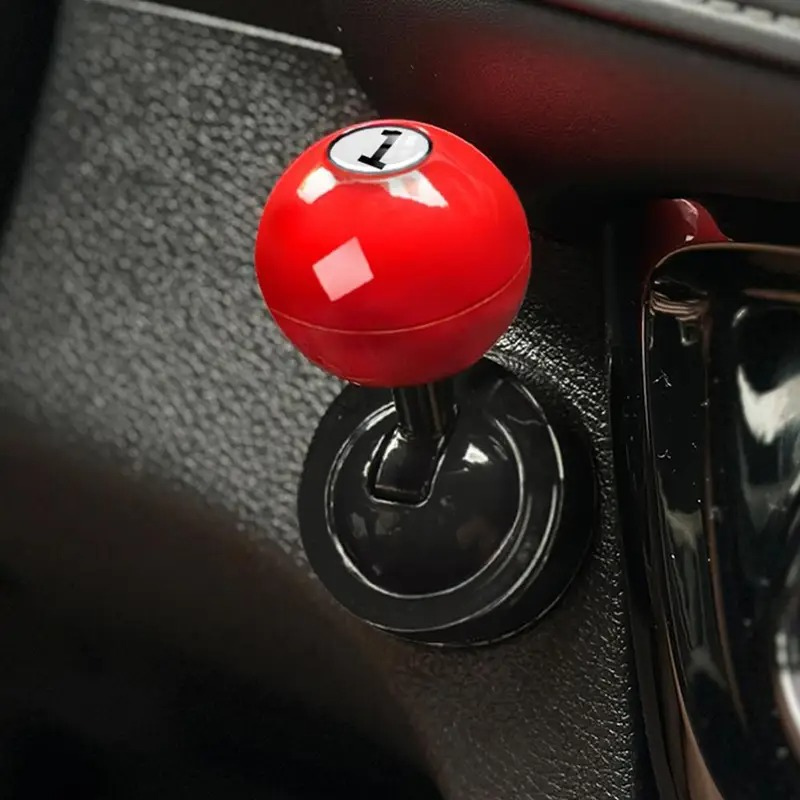 Push-To-Start Button Joystick Cover – Flip Switch Style Ignition Cap (Aluminum Alloy)