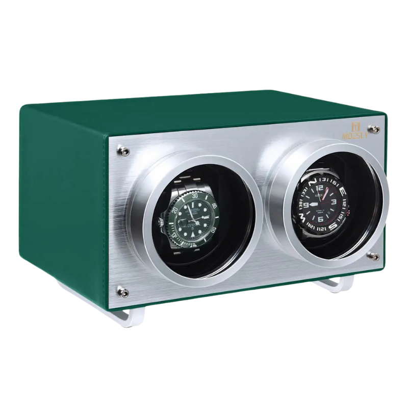 Double Watch Winder – Silent Japanese Motors with Custom TPD & Rotation Settings