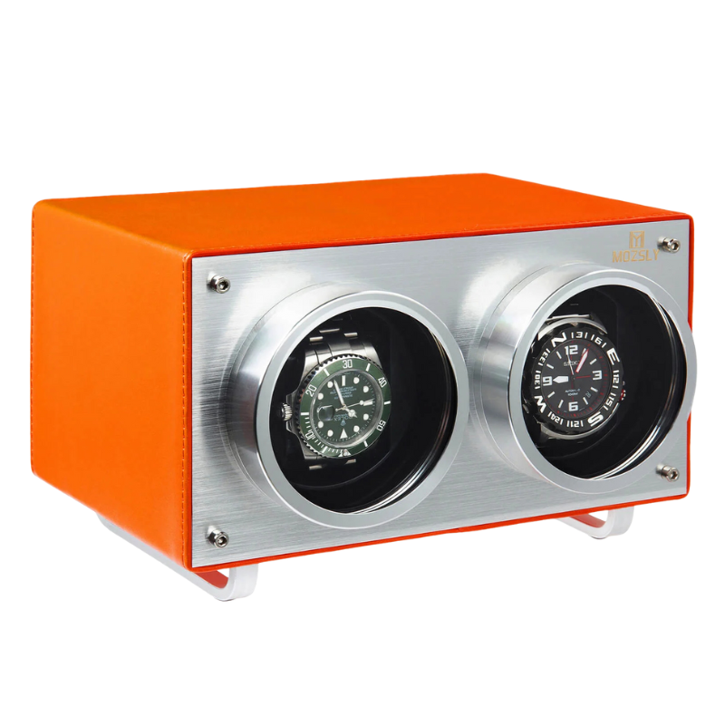 Double Watch Winder – Silent Japanese Motors with Custom TPD & Rotation Settings