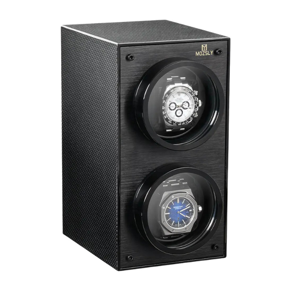 Double Watch Winder – Silent Japanese Motors with Custom TPD & Rotation Settings
