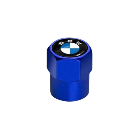 BMW Metal Tire Valve Caps – Defender Decorative Set of 4