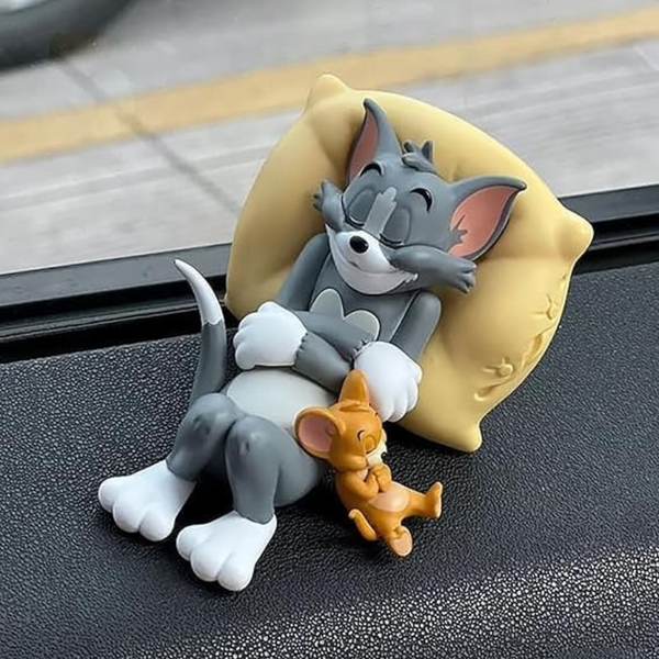 Cartoon Tom & Jerry Figurine – Cute Desk, Car, and Home Decoration | Adorable Toy Ornament