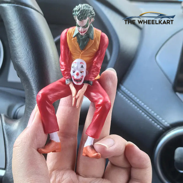 Car dashboard decorative clown tail seat ornament