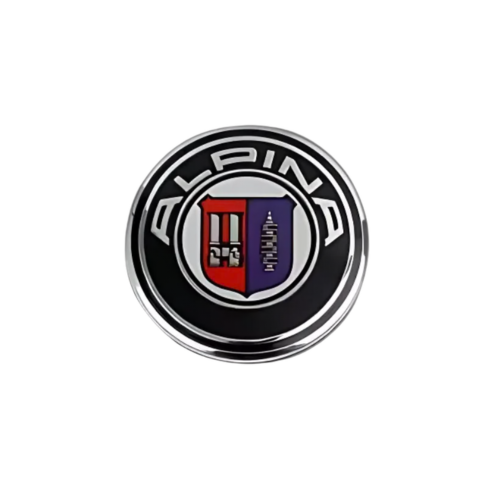 BMW Gloss Black Wheel Center Caps – 68 mm with Silver Logo (Set of 4)