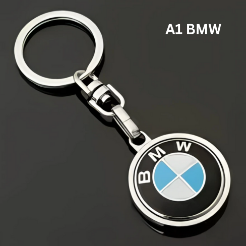 Bundle 3 – BMW Logo Keychain + Sun Visor Organizer