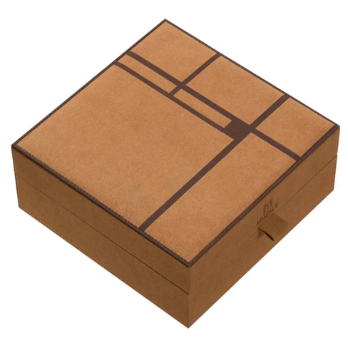 MOZSLY Luxury 6 Watch Storage Box – Bruges Terra Brown (Artist’s Series)