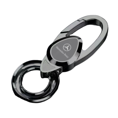 Mercedes-Benz Metal Keychain – Premium Logo Key Ring