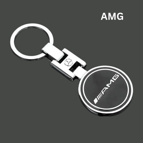 الحزمة 4 - أغطية عجلات مرسيدس AMG + ميدالية مفاتيح