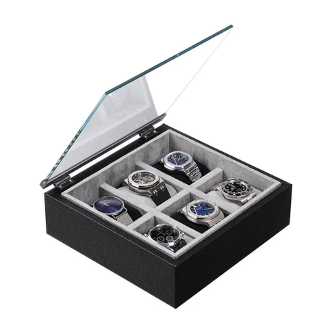 MOZSLY Luxury 6-Watch Display Box – The Architect · NOX