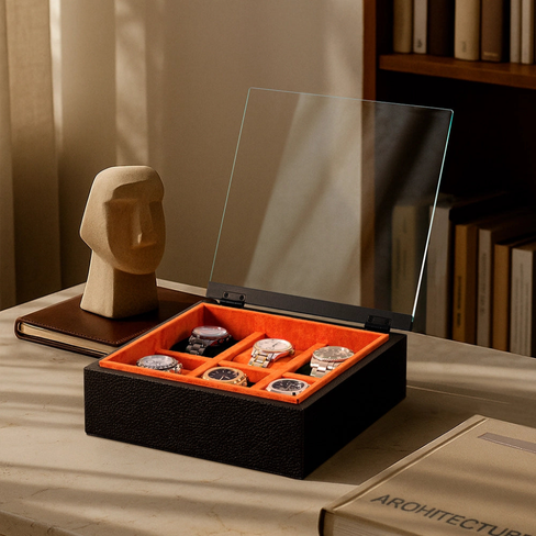 MOZSLY Luxury 6-Watch Display Box – The Architect · LUX