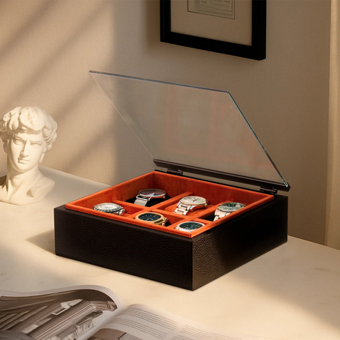 MOZSLY Luxury 6-Watch Display Box – The Architect · LUX