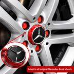 Mercedes Benz AMG 4PCS 75mm NEW Car Wheel Center Hub Caps Cover