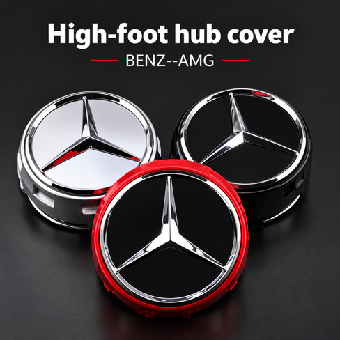 Mercedes Benz AMG 4PCS 75mm NEW Car Wheel Center Hub Caps Cover