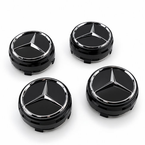 Mercedes Benz AMG 4PCS 75mm NEW Car Wheel Center Hub Caps Cover