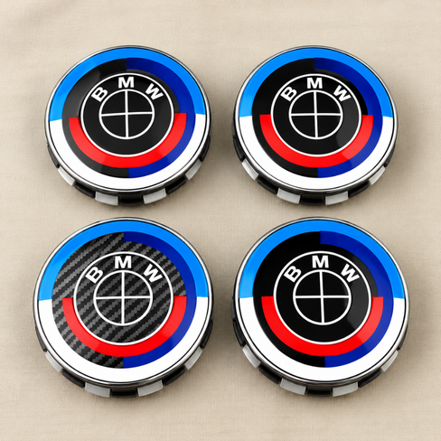 BMW 4pcs 56/68MM Wheel Center Caps