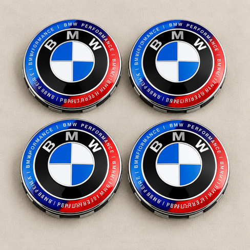 BMW 4pcs 56/68MM Wheel Center Caps