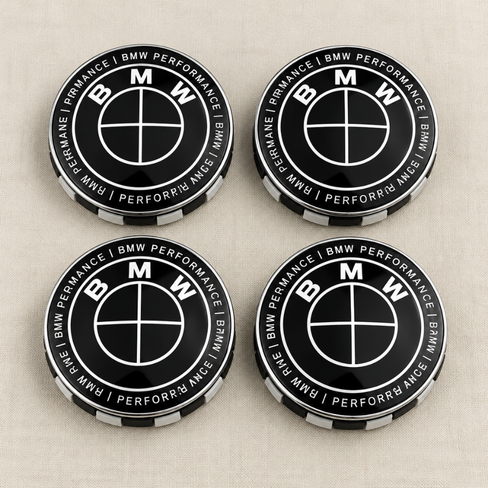 BMW 4pcs 56/68MM Wheel Center Caps