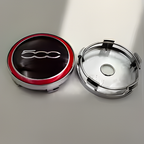 Fiat Logo Wheel Center Hub Caps – 60mm Rim Emblems (Set of 4)