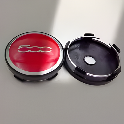 Fiat Logo Wheel Center Hub Caps – 60mm Rim Emblems (Set of 4)
