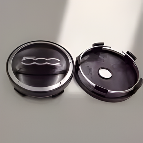 Fiat Logo Wheel Center Hub Caps – 60mm Rim Emblems (Set of 4)