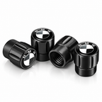 BMW 4Pcs Aluminum Car Tire Valve Caps Tyre Valve Stem Dust‑Proof Covers