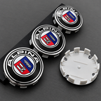 BMW 4pcs 68mm Logo Alpina Emblem Car Wheel Center Hub Caps