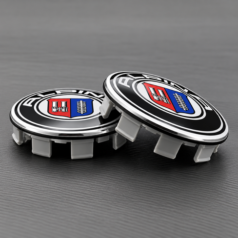 BMW 4pcs 68mm Logo Alpina Emblem Car Wheel Center Hub Caps