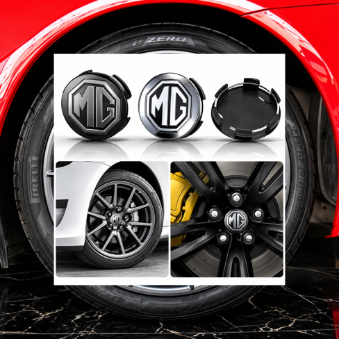 MG 4Pcs 56MM Car Wheel Hub Center Caps Emblem Cover