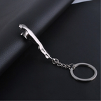 Classic Jaguar Leopard Leather Keychain – Premium Car Key Ring & Bag Charm