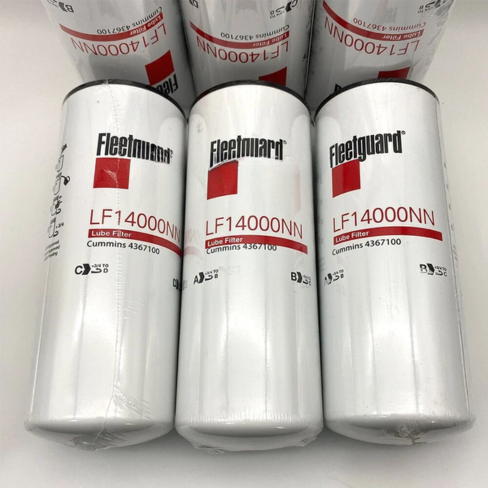 6 Pack Fleetguard LF14000NN Oil Filters for Cummins X15 & ISX Engines | Replaces LF9080