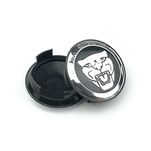 4PCS 58mm Blue Jaguar Wheel Center Caps – Premium Hub Cover Set