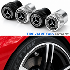 Mercedes Benz Car Wheel Tire Valve Caps Anti-Leak Airproof