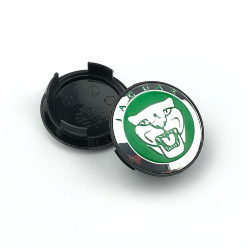 4PCS 58mm Blue Jaguar Wheel Center Caps – Premium Hub Cover Set