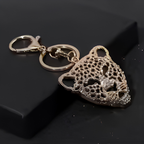 Jaguar Leopard Keychain Pendant – Luxury Animal Charm Bag Accessory
