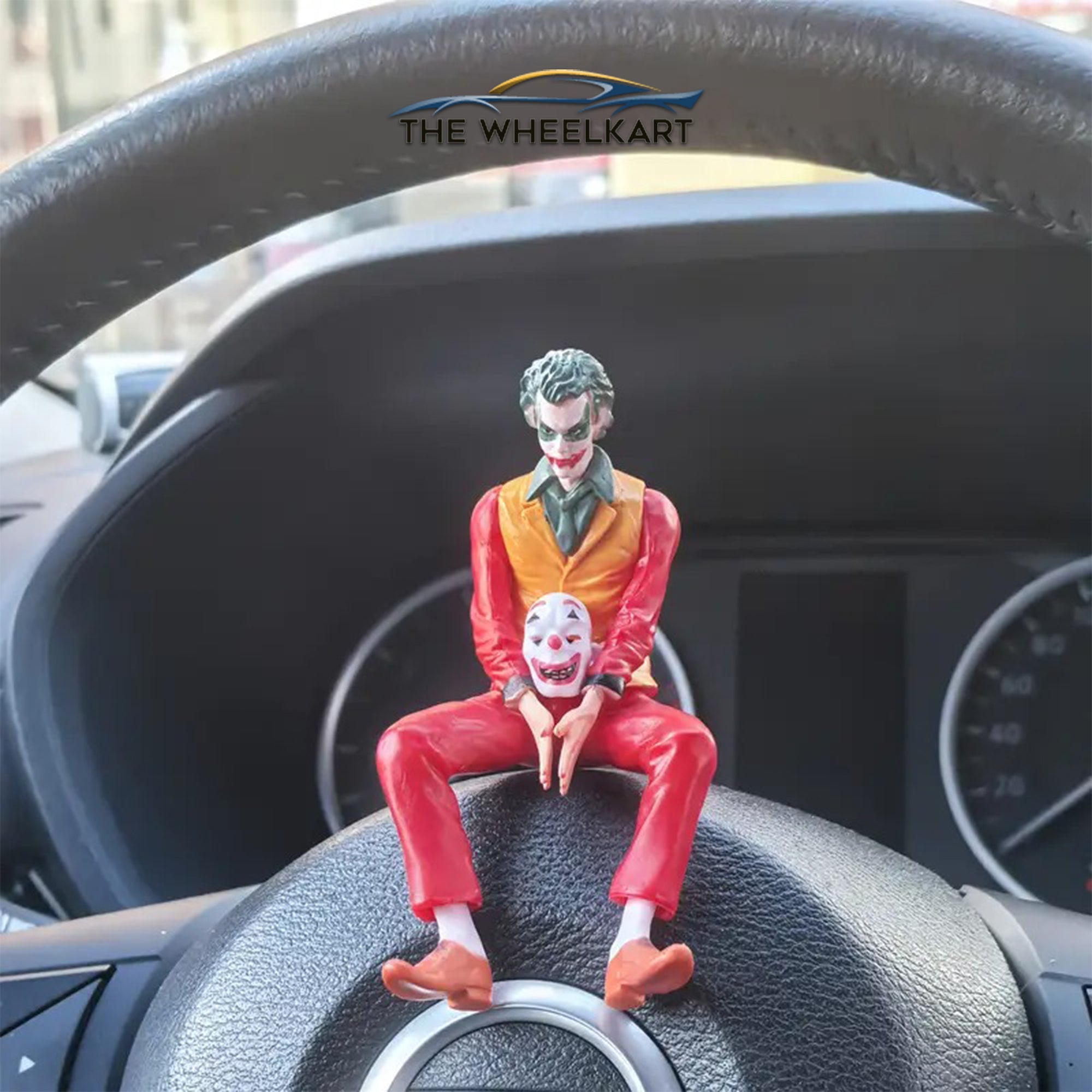 Car dashboard decorative clown tail seat ornament