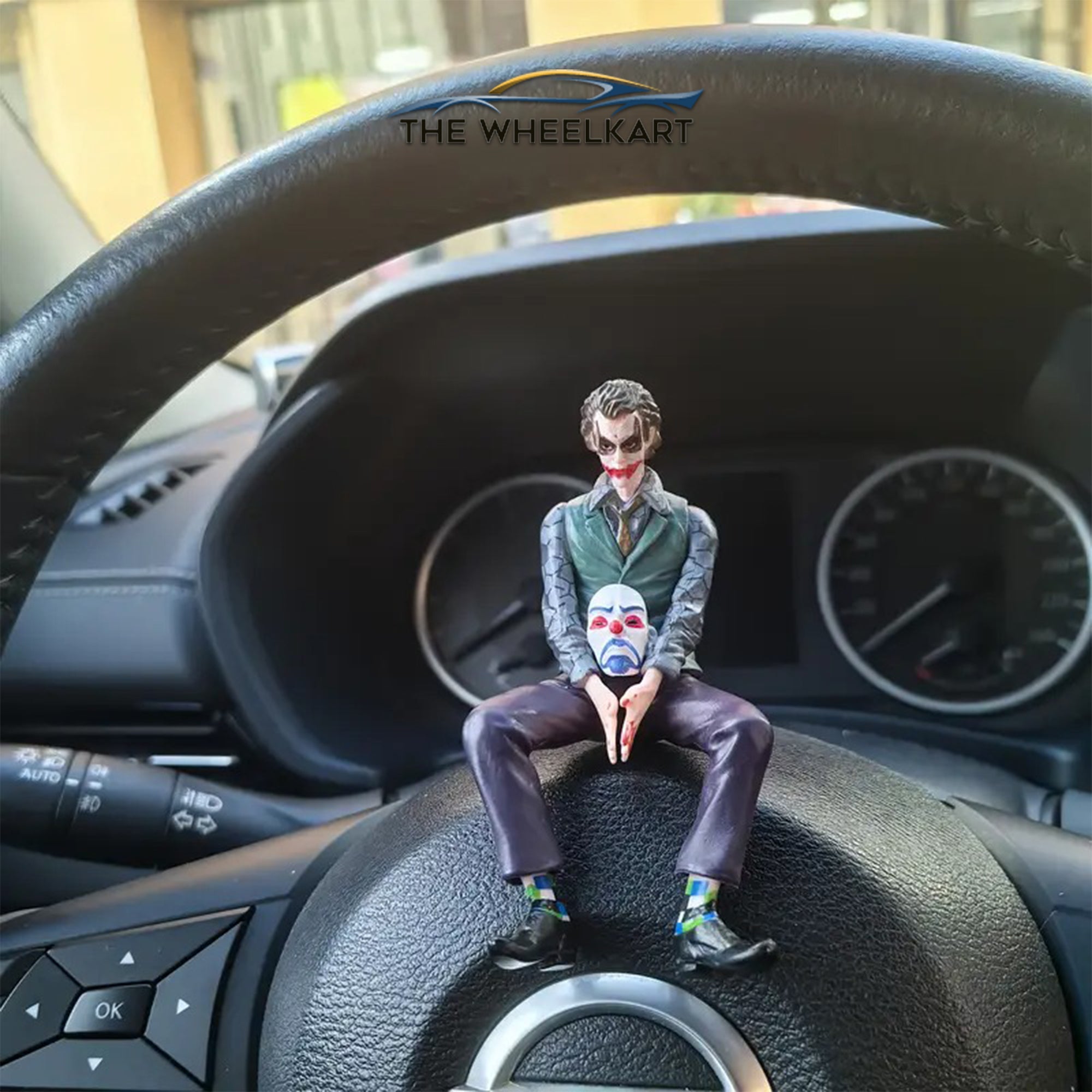 Car dashboard decorative clown tail seat ornament