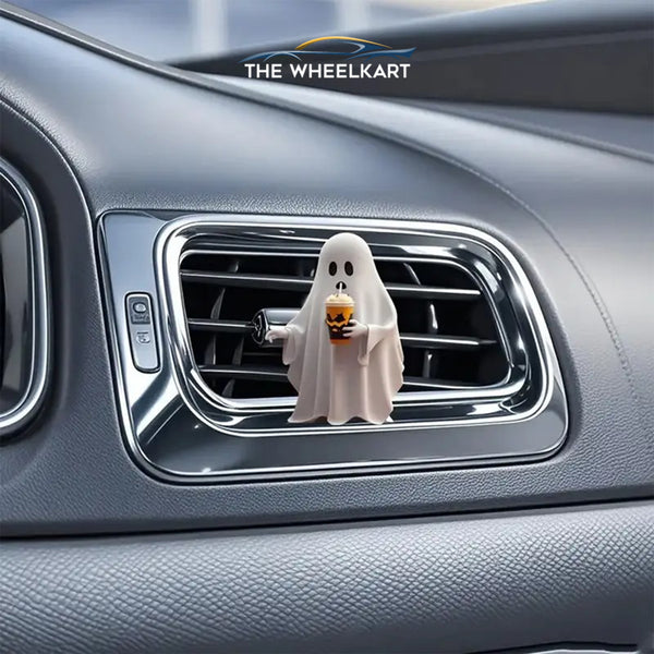2pcs Halloween Ghost Acrylic Air Freshener Clips