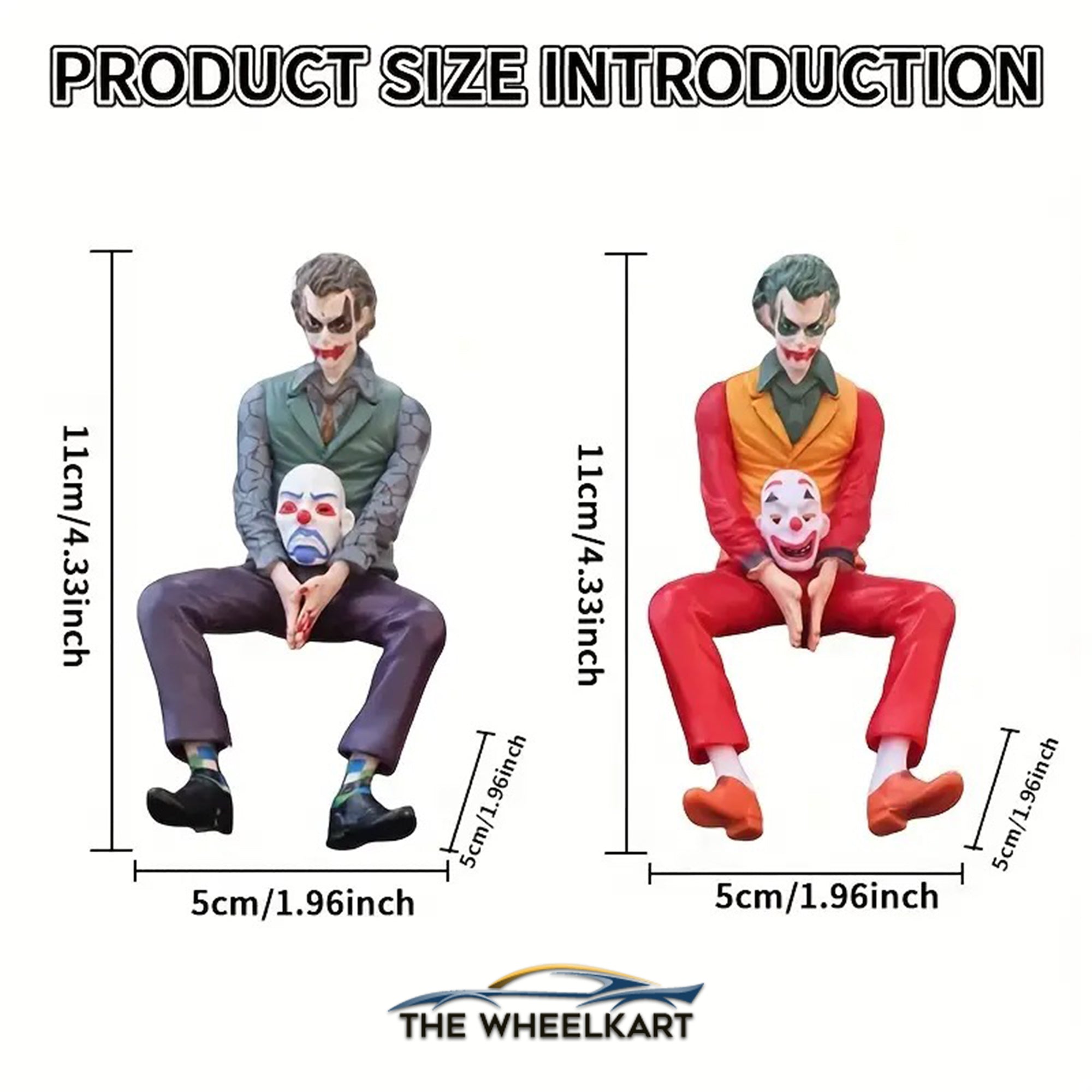 Car dashboard decorative clown tail seat ornament