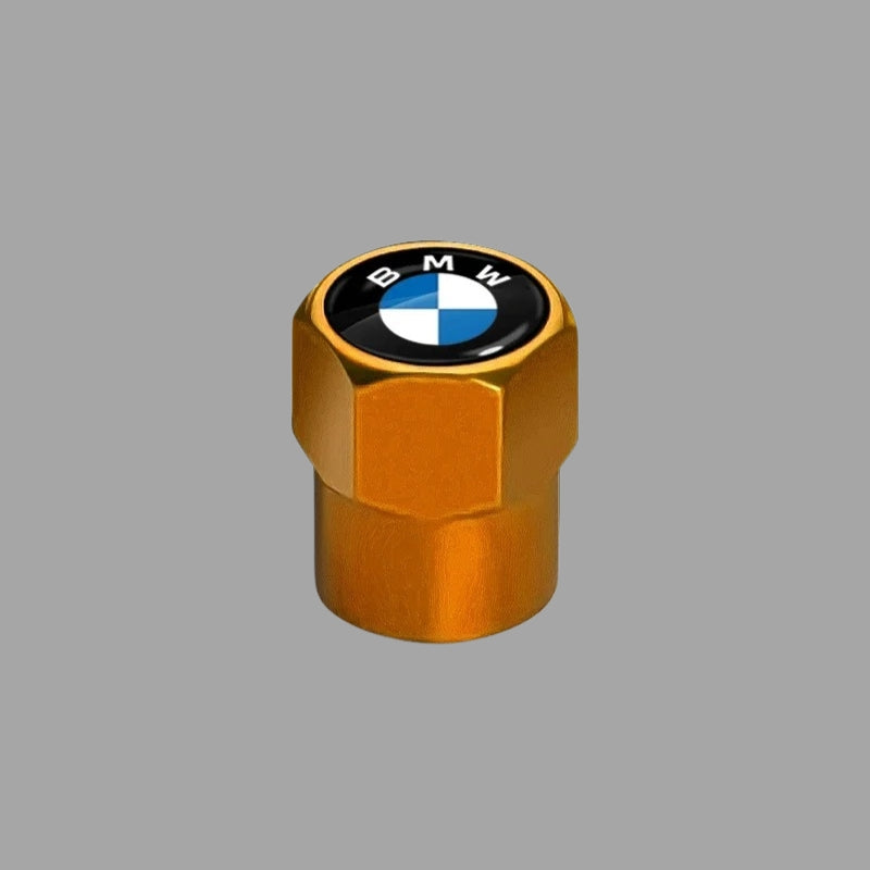 BMW Metal Tire Valve Caps – Defender Decorative Set of 4