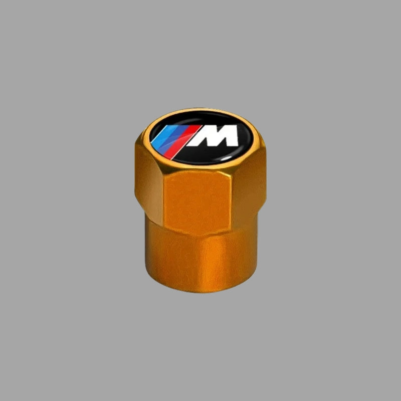 BMW Metal Tire Valve Caps – Defender Decorative Set of 4