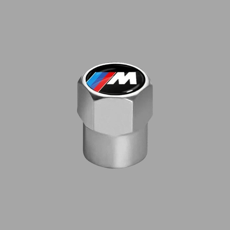 BMW Metal Tire Valve Caps – Defender Decorative Set of 4
