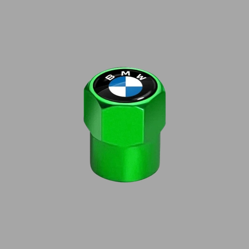 BMW Metal Tire Valve Caps – Defender Decorative Set of 4