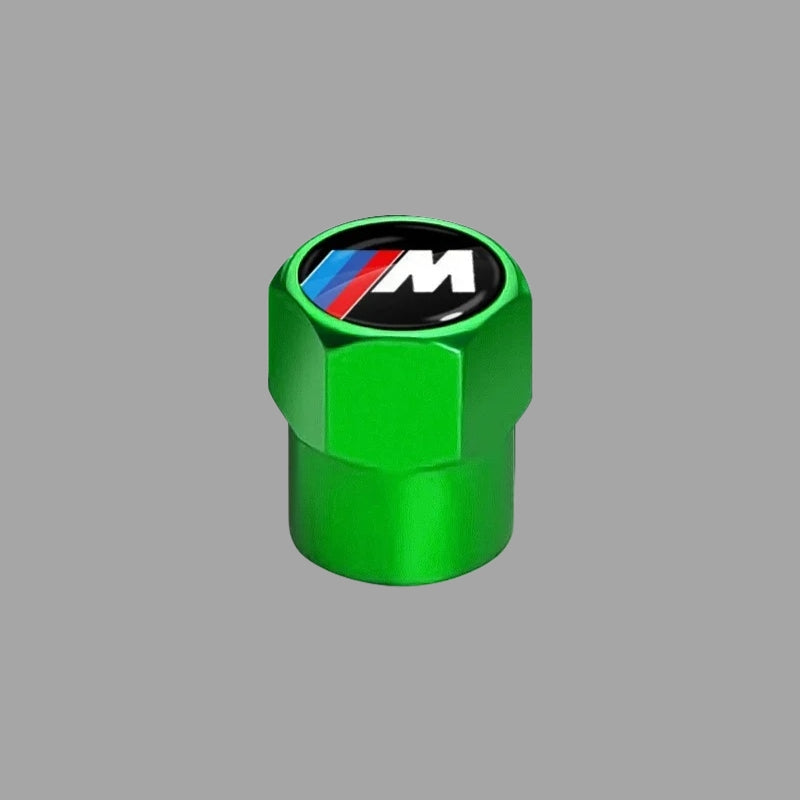 BMW Metal Tire Valve Caps – Defender Decorative Set of 4