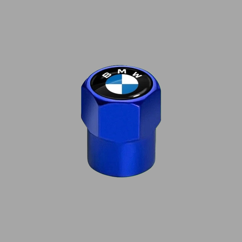 BMW Metal Tire Valve Caps – Defender Decorative Set of 4