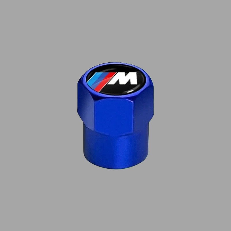 BMW Metal Tire Valve Caps – Defender Decorative Set of 4