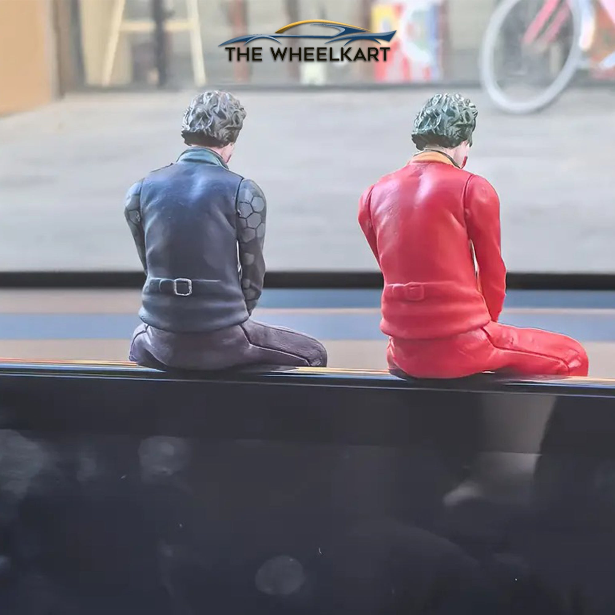 Car dashboard decorative clown tail seat ornament