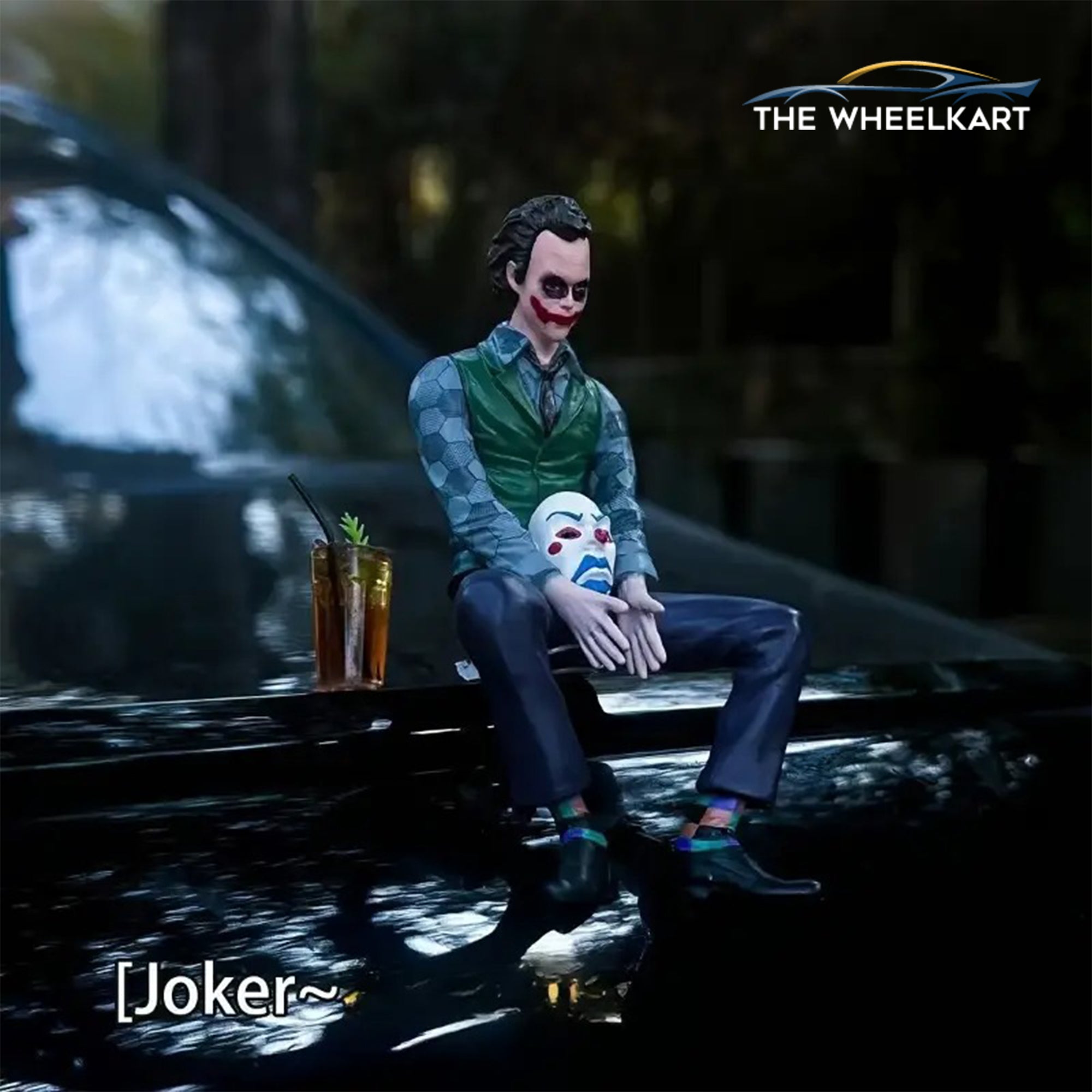 Official WB Heath Ledger Joker Dark Knight Figurine